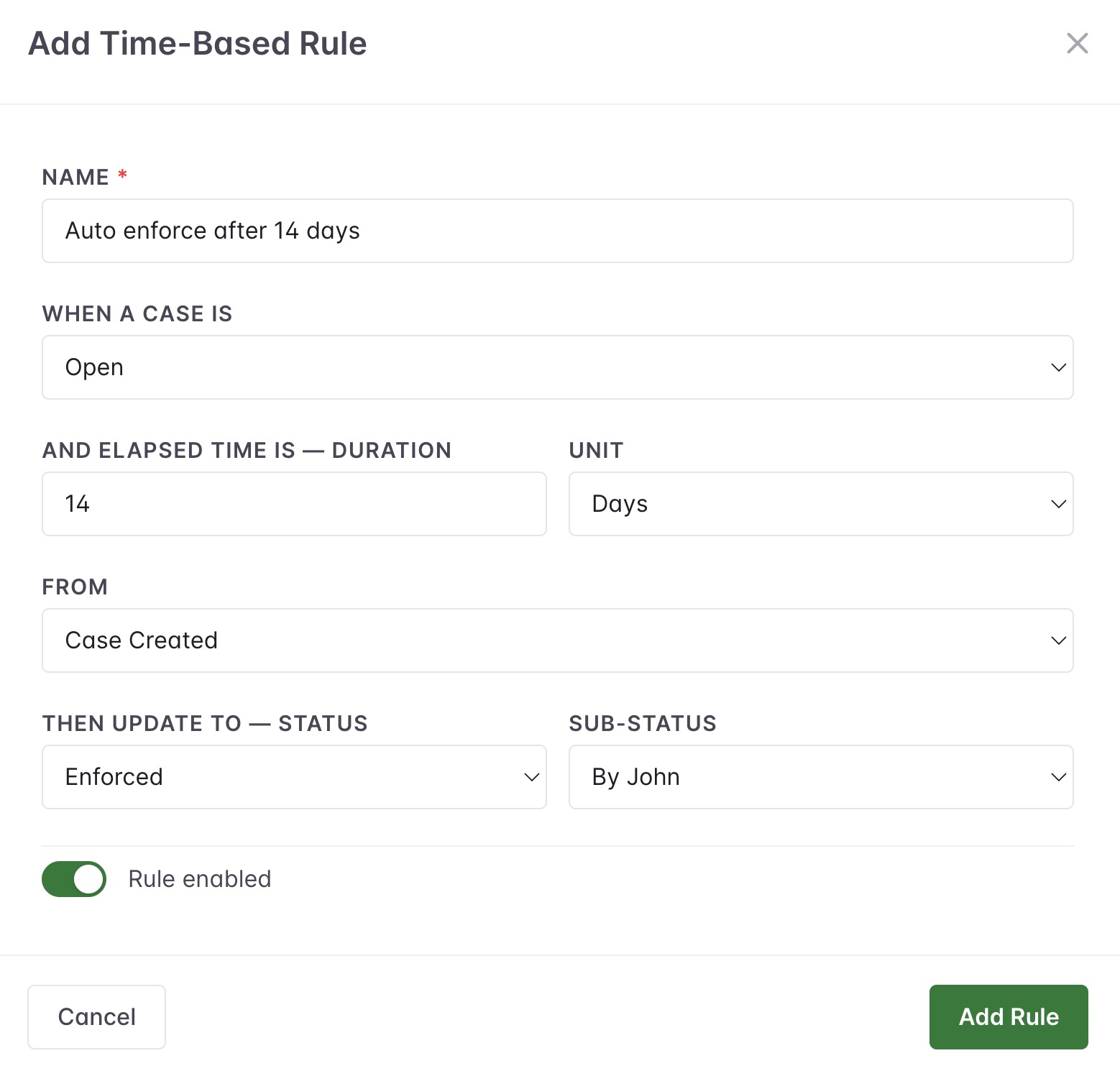 Cc Time Rule