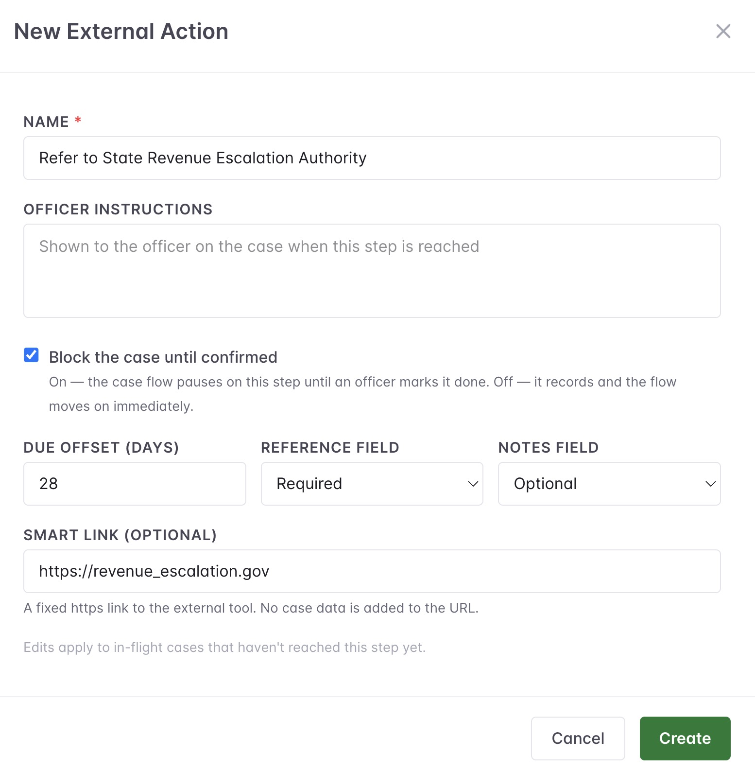 Cc External Action