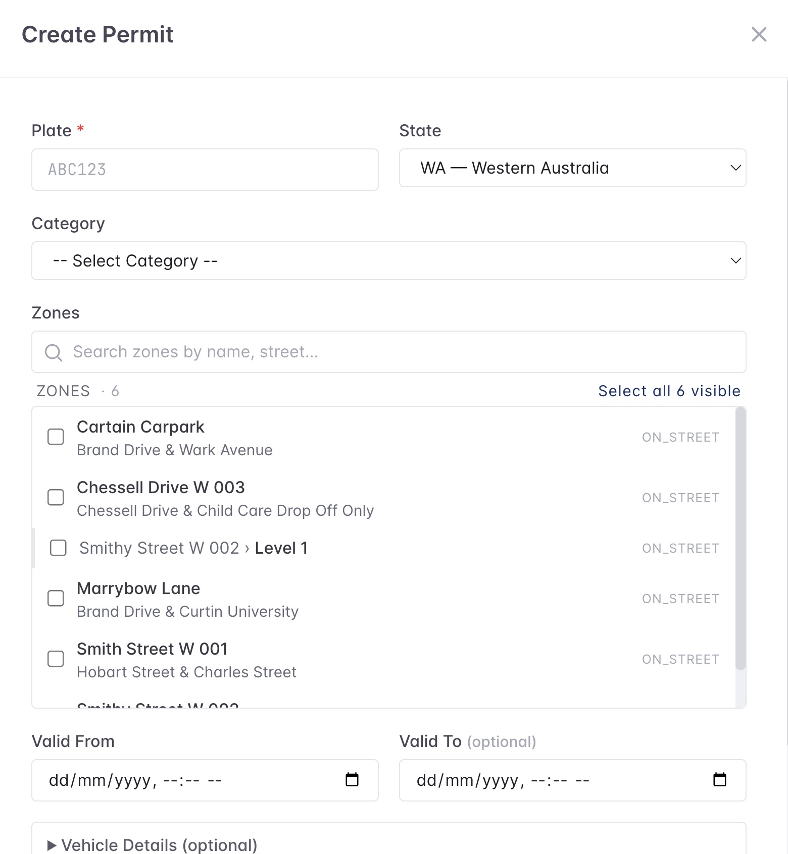 Create Permit